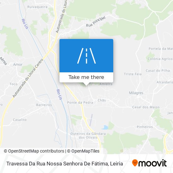 Travessa Da Rua Nossa Senhora De Fátima mapa