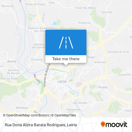 Rua Dona Alzira Barata Rodrigues map