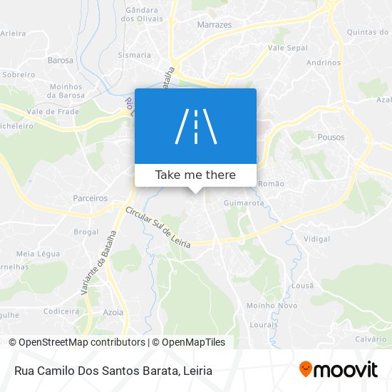 Rua Camilo Dos Santos Barata map