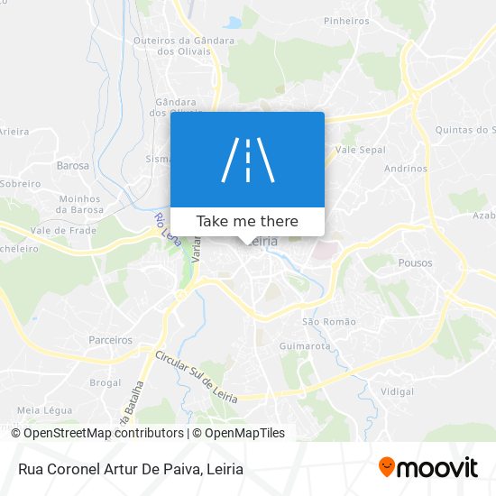 Rua Coronel Artur De Paiva map