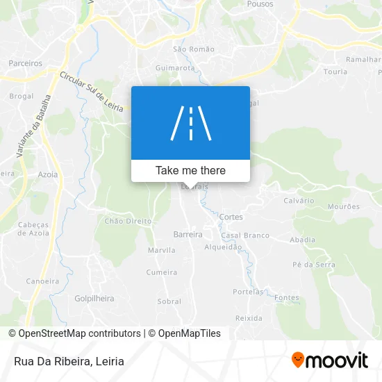 Rua Da Ribeira map