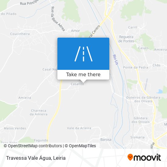 Travessa Vale Água mapa