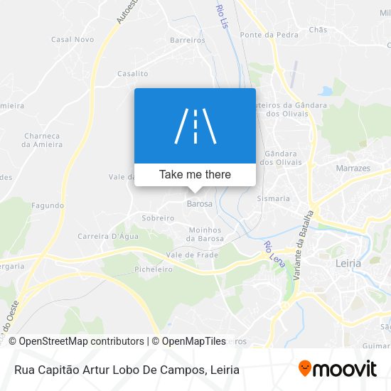 Rua Capitão Artur Lobo De Campos map