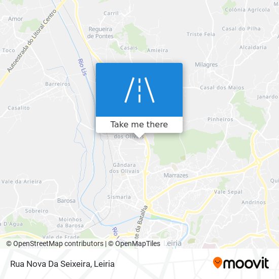 Rua Nova Da Seixeira map