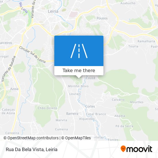 Rua Da Bela Vista map