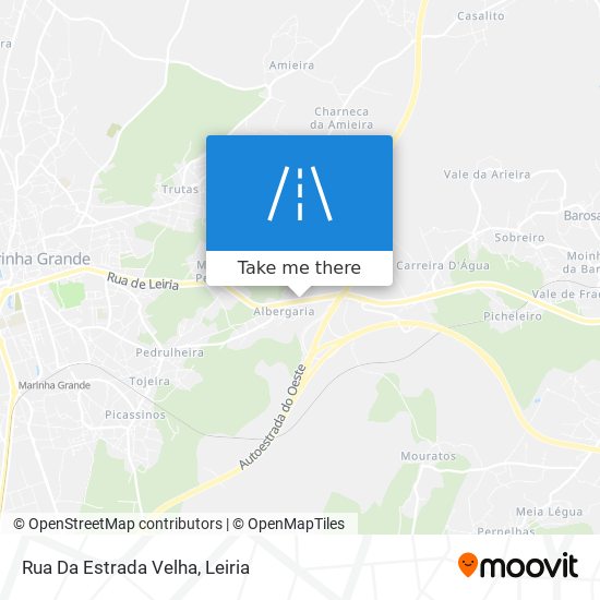 Rua Da Estrada Velha mapa