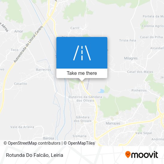 Rotunda Do Falcão map