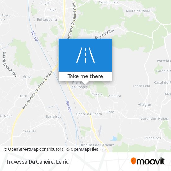 Travessa Da Caneira map