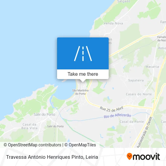 Travessa António Henriques Pinto map