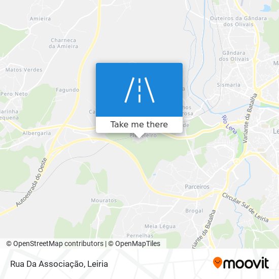 Rua Da Associação map