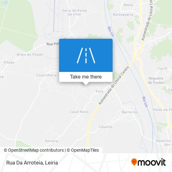 Rua Da Arroteia map