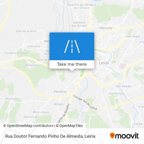 Rua Doutor Fernando Pinho De Almeida mapa