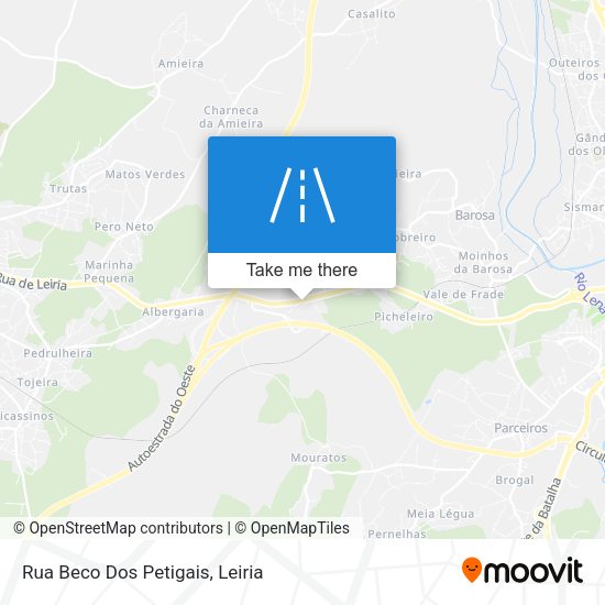Rua Beco Dos Petigais map