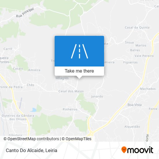 Canto Do Alcaide map