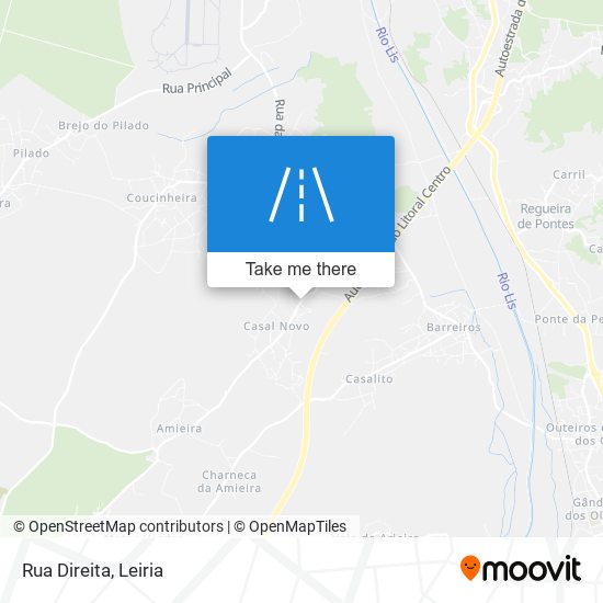 Rua Direita map