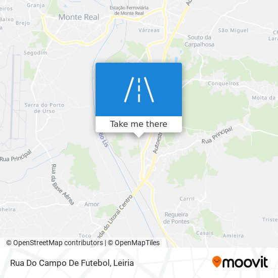 Rua Do Campo De Futebol map