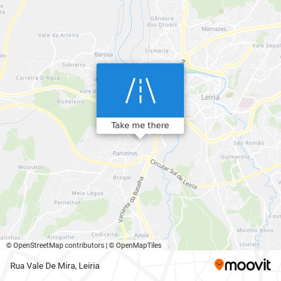 Rua Vale De Mira mapa