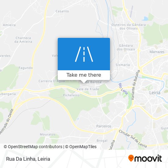 Rua Da Linha map