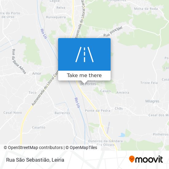 Rua São Sebastião map