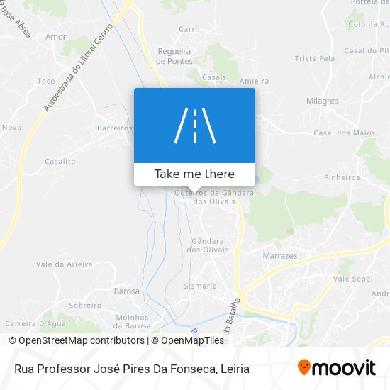 Rua Professor José Pires Da Fonseca map