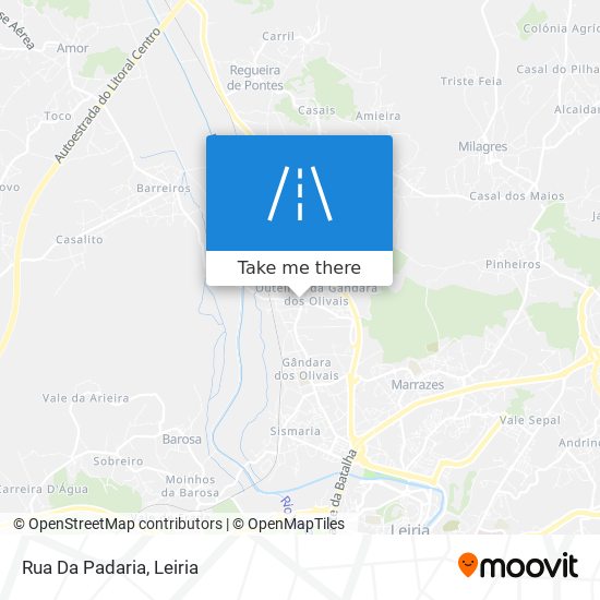 Rua Da Padaria map