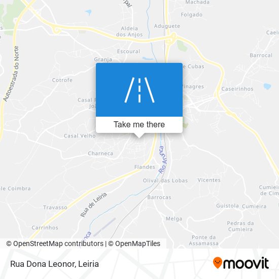 Rua Dona Leonor map