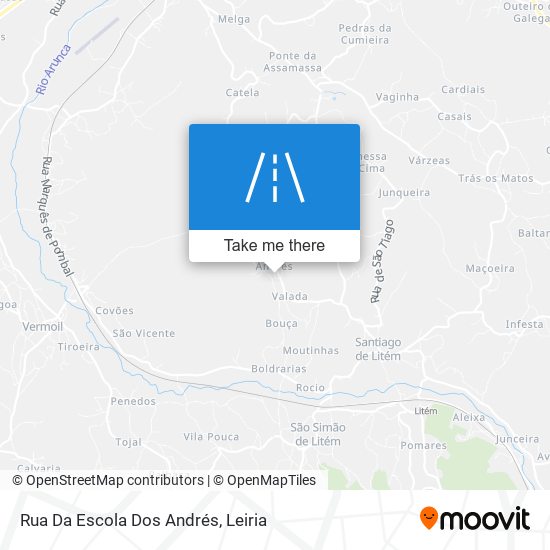 Rua Da Escola Dos Andrés map