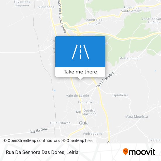 Rua Da Senhora Das Dores map