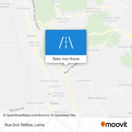 Rua Dos Selões map