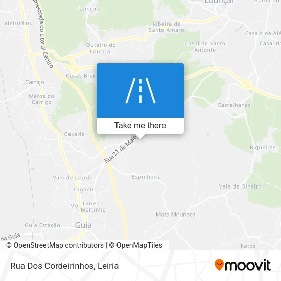 Rua Dos Cordeirinhos map