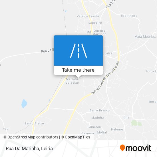 Rua Da Marinha mapa