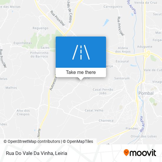 Rua Do Vale Da Vinha map