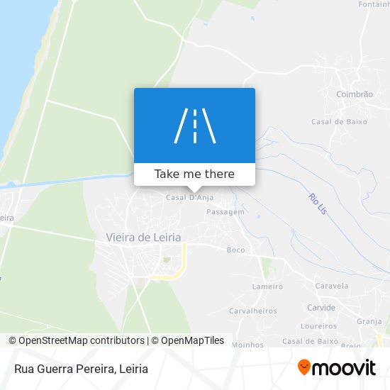 Rua Guerra Pereira mapa