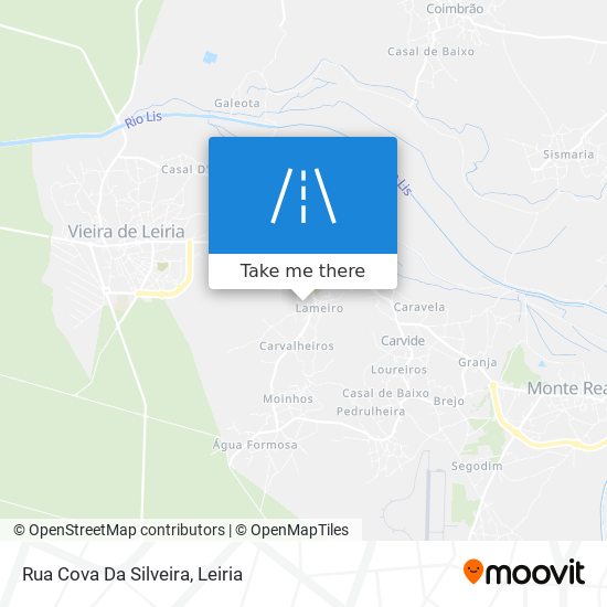 Rua Cova Da Silveira map