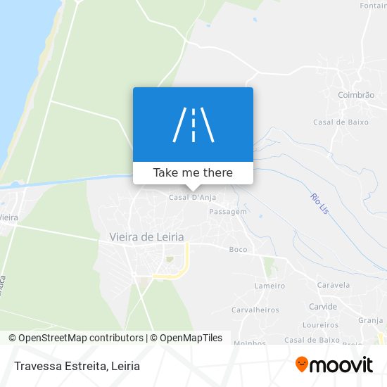 Travessa Estreita mapa