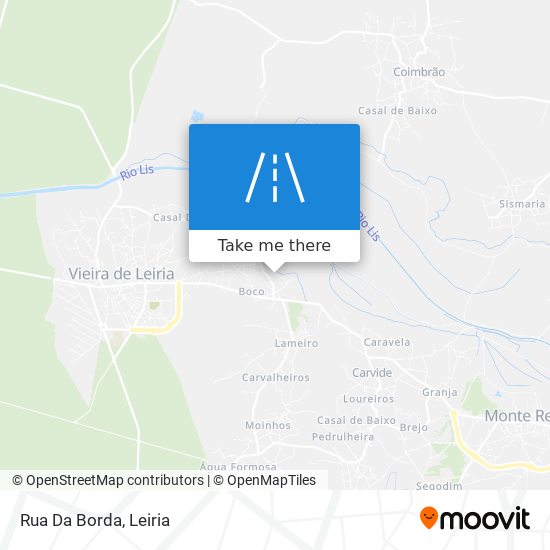 Rua Da Borda map