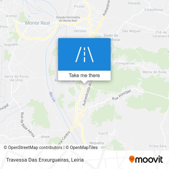 Travessa Das Enxurgueiras mapa