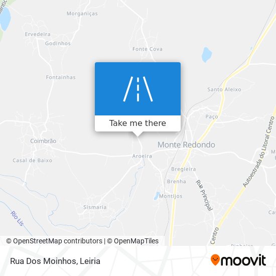 Rua Dos Moinhos map