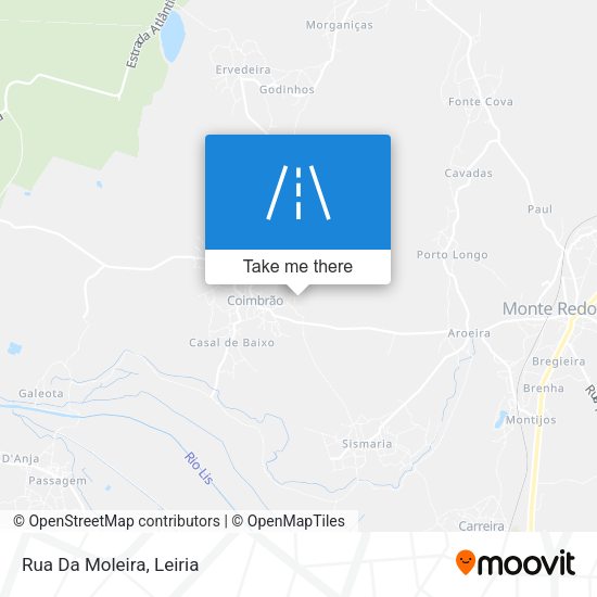 Rua Da Moleira map