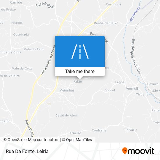 Rua Da Fonte map