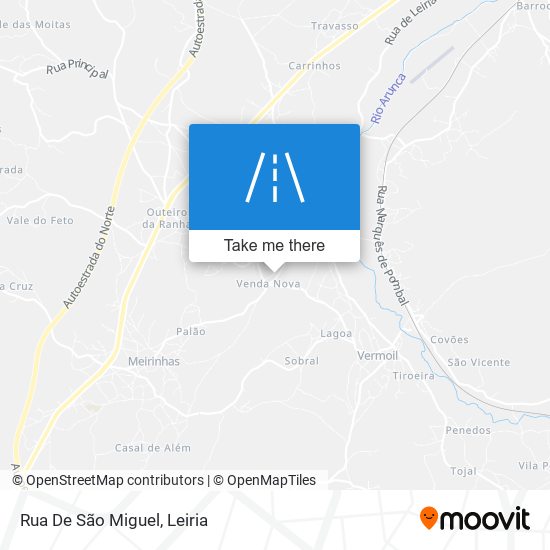 Rua De São Miguel map