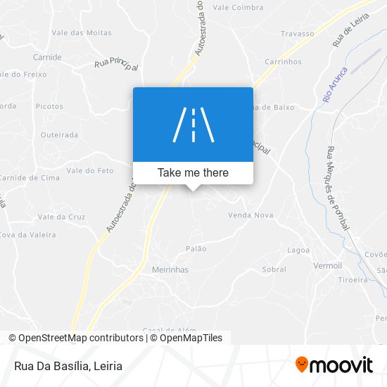 Rua Da Basília map