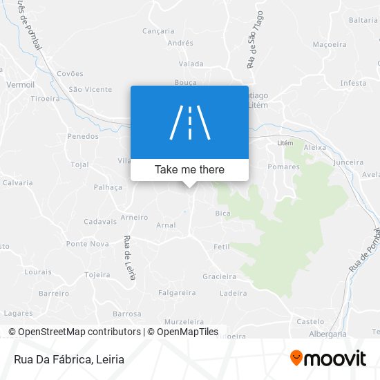 Rua Da Fábrica map