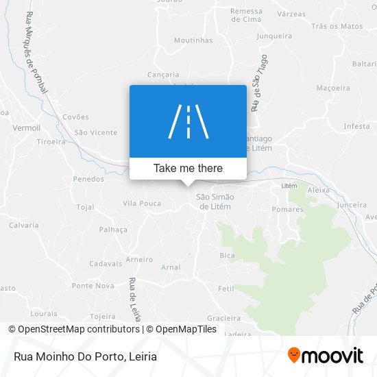 Rua Moinho Do Porto map