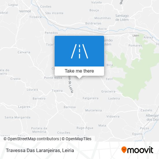 Travessa Das Laranjeiras mapa