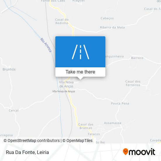 Rua Da Fonte map