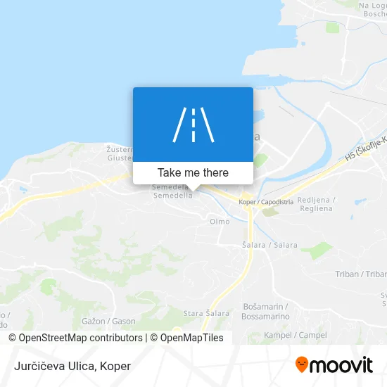 Jurčičeva Ulica map