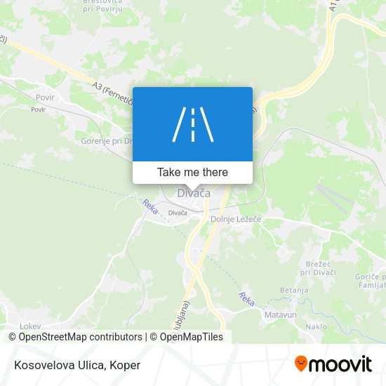Kosovelova Ulica map