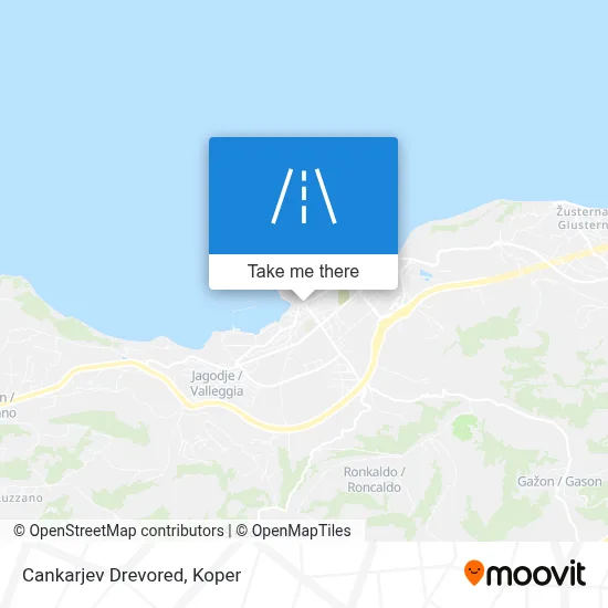 Cankarjev Drevored map