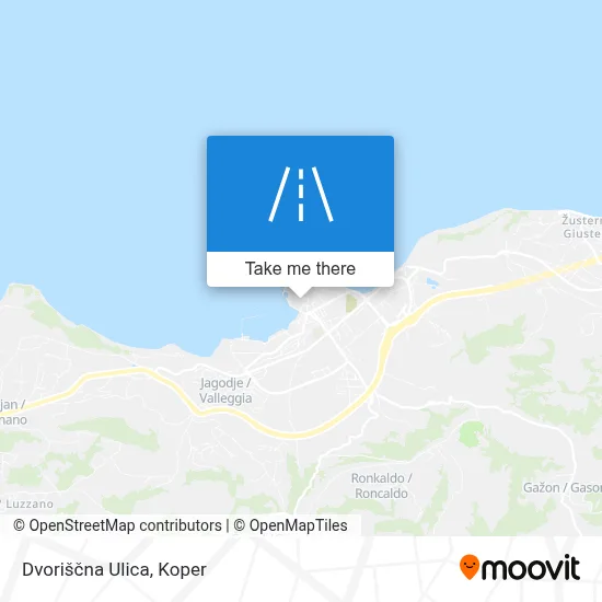 Dvoriščna Ulica map